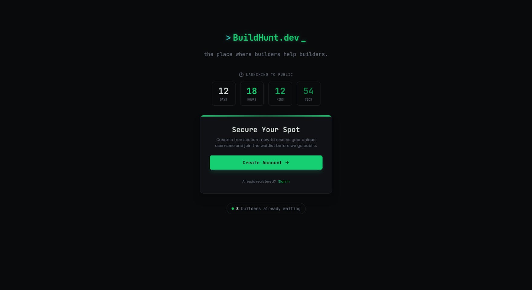 BuildHunt.dev — 3 of 3