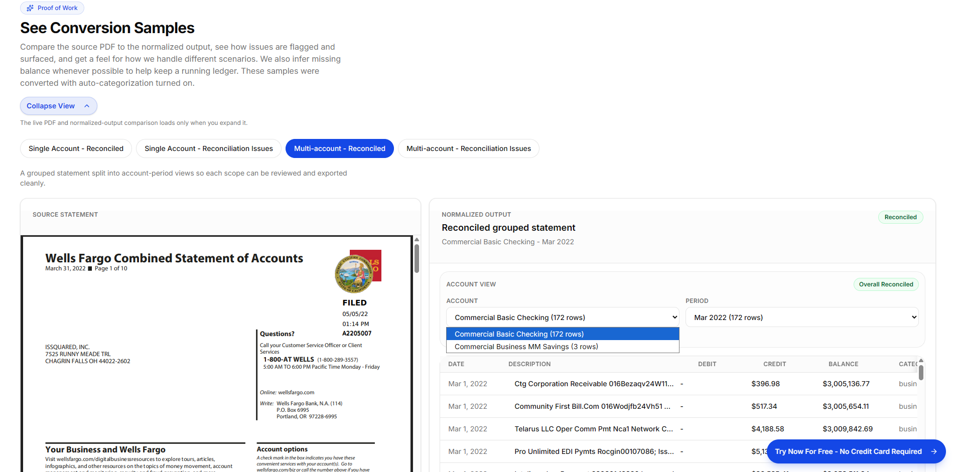 Smart Bank Statement Converter — 3 of 7