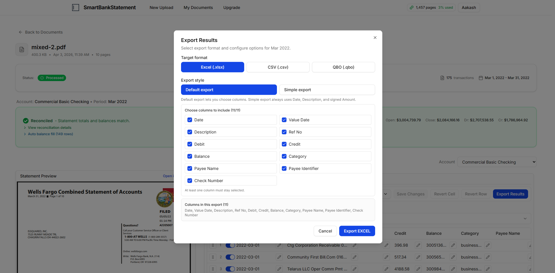 Smart Bank Statement Converter — 4 of 7