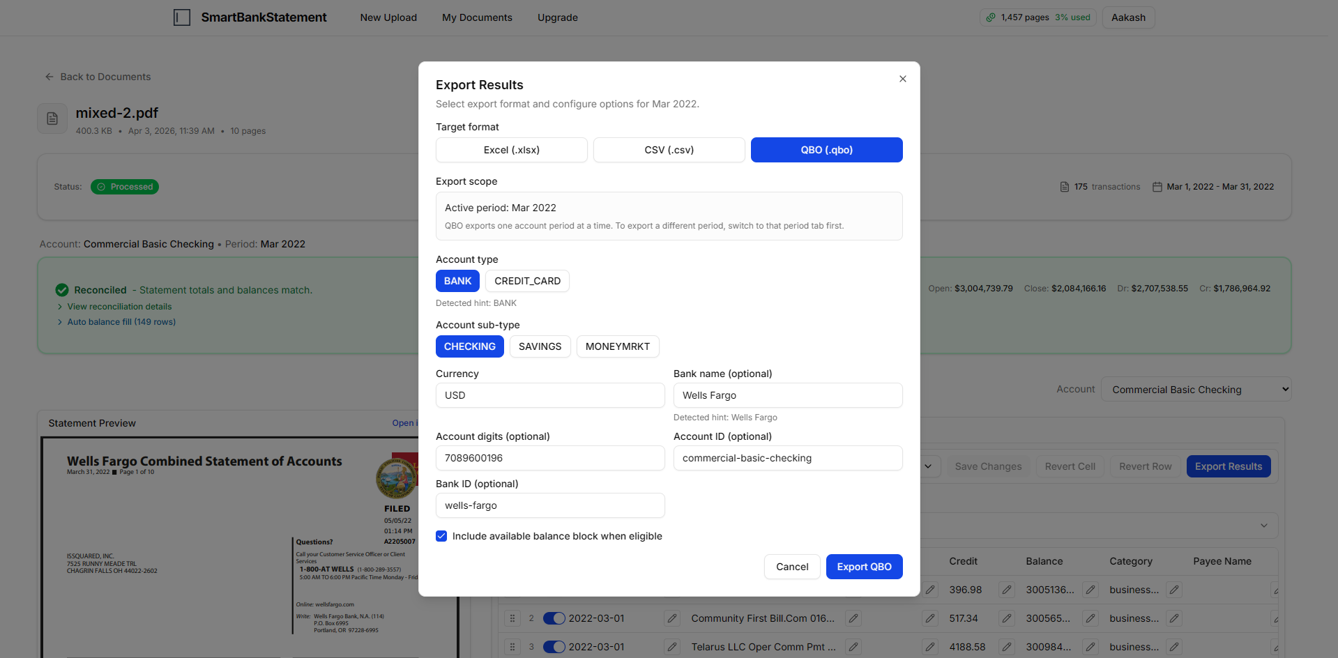 Smart Bank Statement Converter — 5 of 7